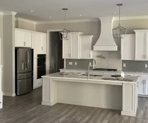Kitchen with island seating
